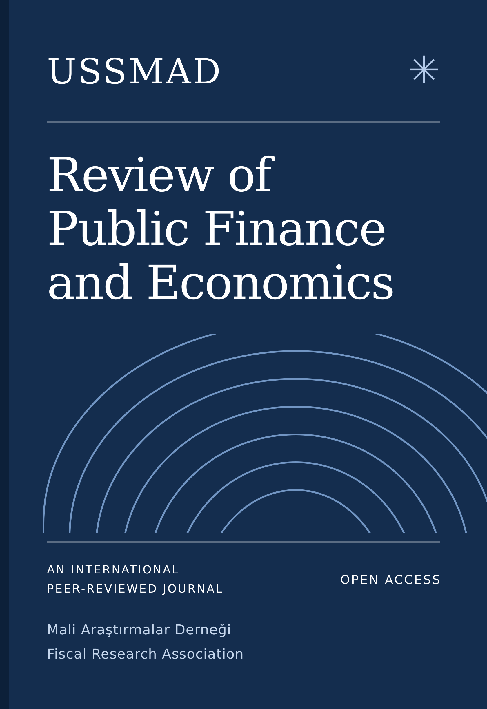 USSMAD Review of Public Finance and Economics journal cover